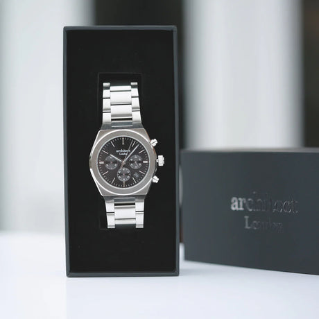 Bespoke Men’s Architect Orbix Black Watch: 6 - Watches By Architect Watches