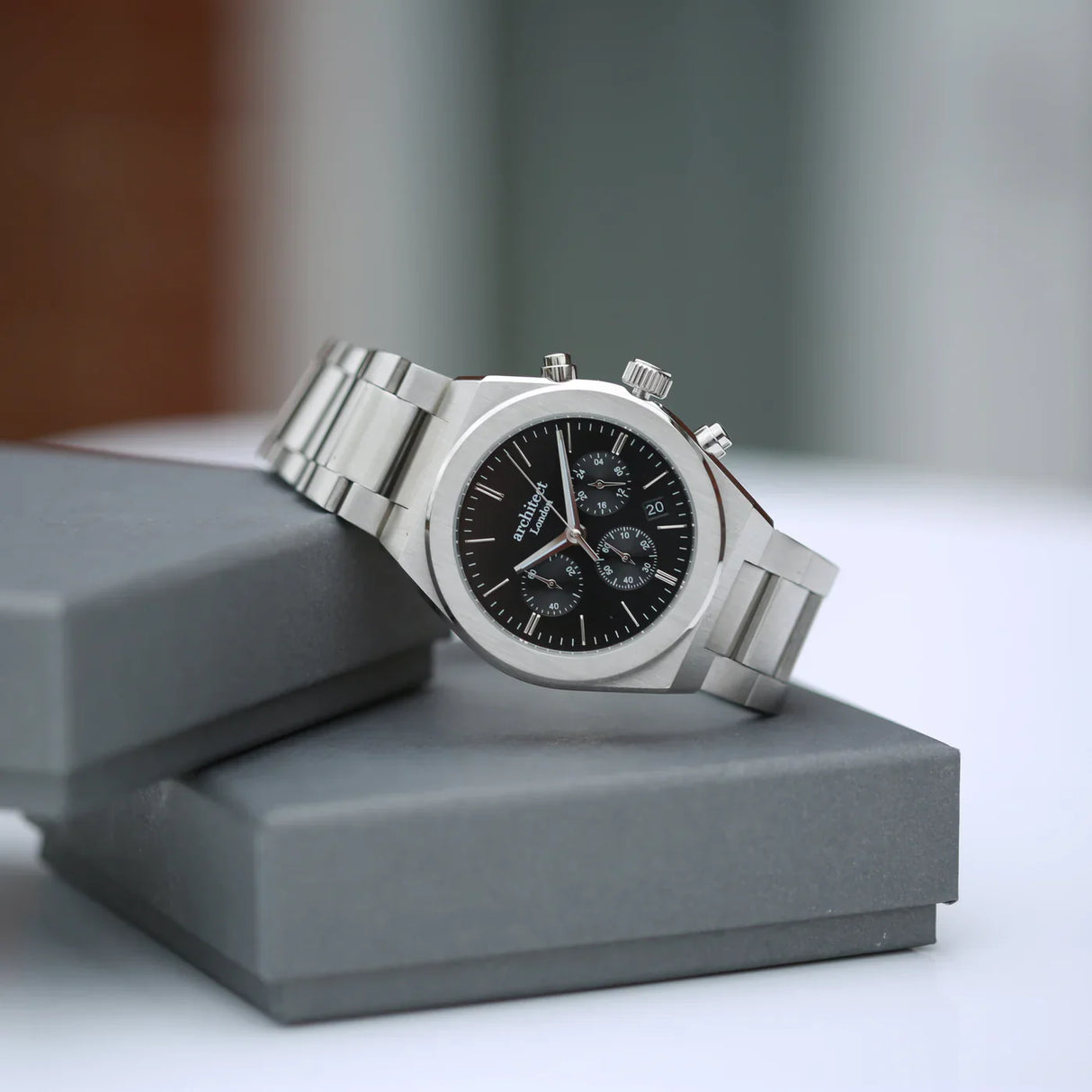 Personalised Architect Orbix Black Watch: 7 - Watches By Architect Watches