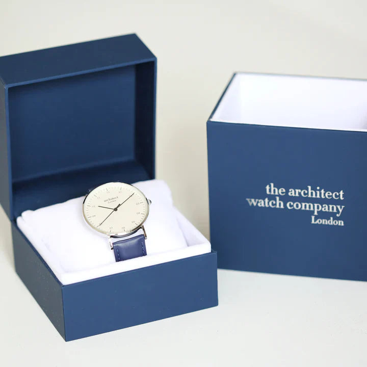 Bespoke Men’s Architect Zephyr Watch Admiral Blue - Shop Watches At Gift Moments - 4