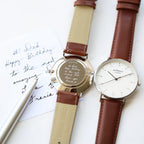 Bespoke Men’s Architect Zephyr Watch Walnut - Shop Watches At Gift Moments - 1