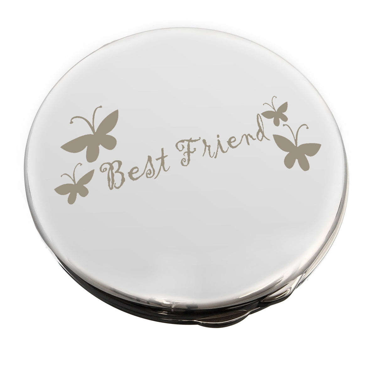 Best Friend Butterfly Compact Mirror: 2 - Compact Mirrors By Gift Moments