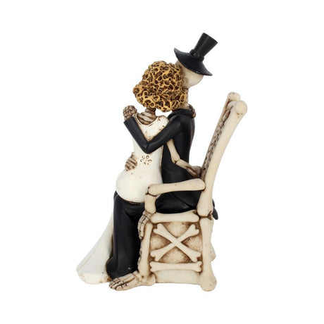 For Better For Worse Gothic Sugar Skull Bride Groom Figurine Wedding Ornament: 4 Figurines Medium (15 29cm) By Gift