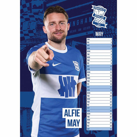 Birmingham City FC A3 Calendar 2025: 2 - Calendars & Planners By Birmingham City