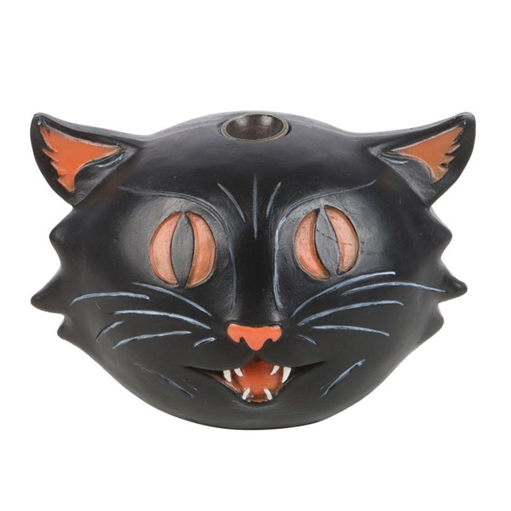 Black Cat Backflow Incense Burner: 3 - Incense Holders By Gift Moments