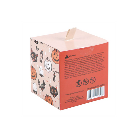 Black Cat Curse Cinnamon Orange Candle: 4 - Candles By Gift Moments