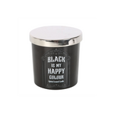 Black is My Happy Colour Opium Candle: 3 - Candles By Gift Moments