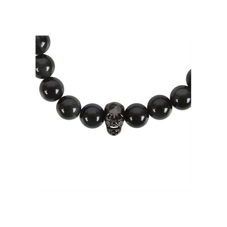 Black Obsidian Skull Bracelet: 3 - By Gift Moments