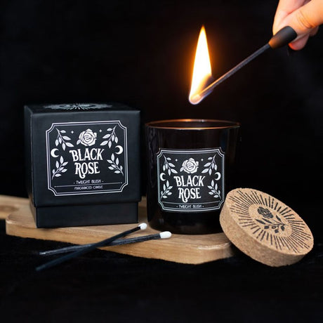 Black Rose Twilight Blush Candle: 1 - Candles By Gift Moments