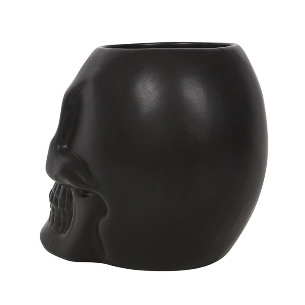 Black Skull Plant Pot: 4 - Pots & Planters By Gift Moments