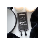 Black Stainless Steel Skull Earrings: 4 - By Gift Moments