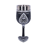 Black and White Spirit Board Goblet Glass: 4 - Goblets & Chalices By NN Designs