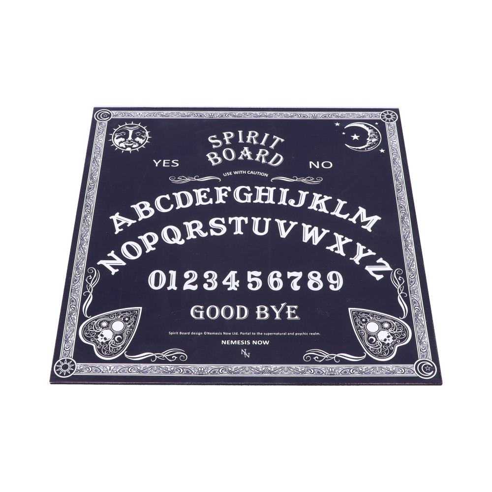 Black and White Spirit Board with Planchette: 3 - Ouija & Spirit Boards By NN Designs
