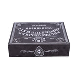 Black and White Spirit Board and Planchette Jewellery Storage Box with Mirror: 4 - Boxes By NN Designs