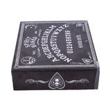 Black and White Spirit Board and Planchette Jewellery Storage Box with Mirror: 5 - Boxes By NN Designs