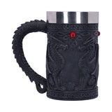 Black Wing Celtic Dragon Tankard Mug: 5 - Tankards By Gift Moments