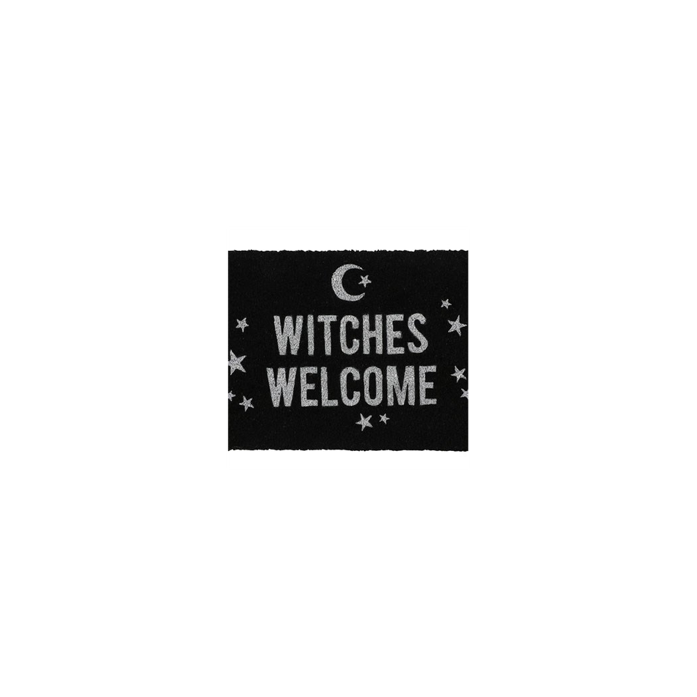 Black Witches Welcome Doormat: 3 - Doormats By Gift Moments