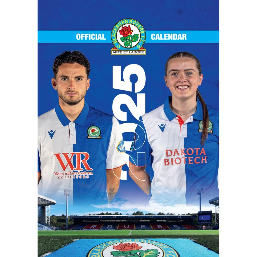 Blackburn Rovers FC A3 Calendar 2025: 1 - Calendars & Planners By Blackburn Rovers