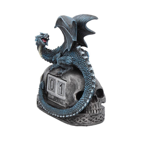 Blue Dragon and Skulls Year Keeper Gothic Calendar: 3 - Calendars By Gift Moments