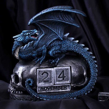 Blue Dragon and Skulls Year Keeper Gothic Calendar: 1 - Calendars By Gift Moments
