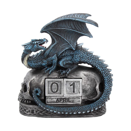 Blue Dragon and Skulls Year Keeper Gothic Calendar: 2 - Calendars By Gift Moments
