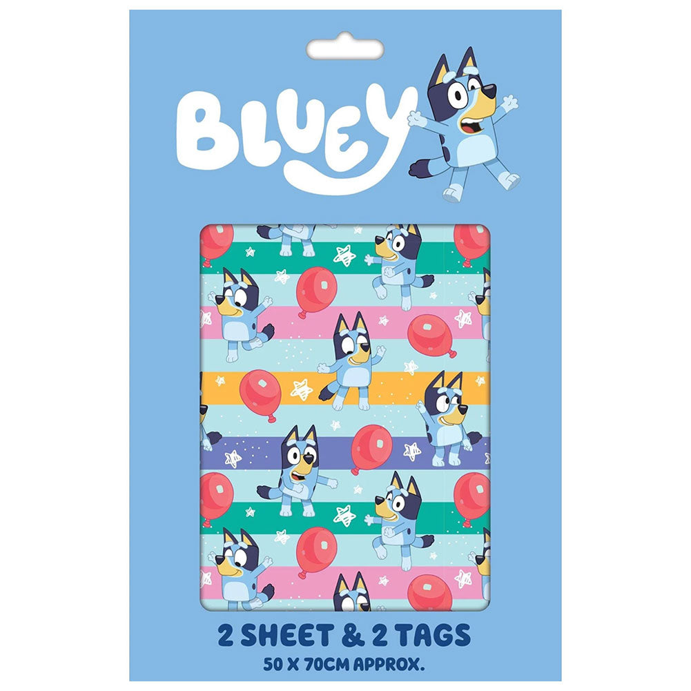 Bluey Balloon Gift Wrap: 3 - Gift Wrap & Bags By Bluey