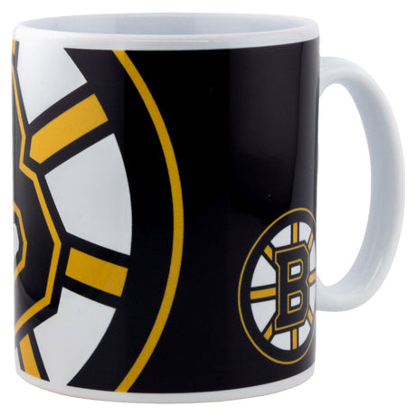 Boston Bruins Cropped Logo Ceramic Mug: 3 - Mugs By American Sports