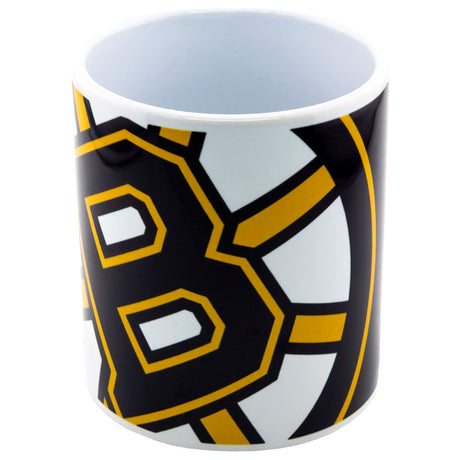 Boston Bruins Cropped Logo Ceramic Mug: 2 - Mugs By American Sports