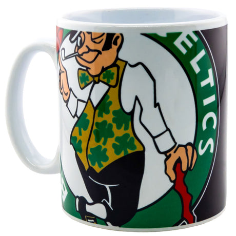 Celtics Cropped Logo Ceramic Coffee Mug: 1 - Mugs By American Sports
