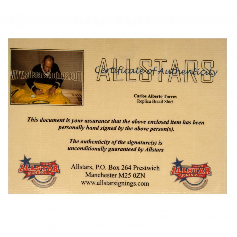 Brasil Alberto Signed Shirt: 4 - Signed Memorabilia By Brazil