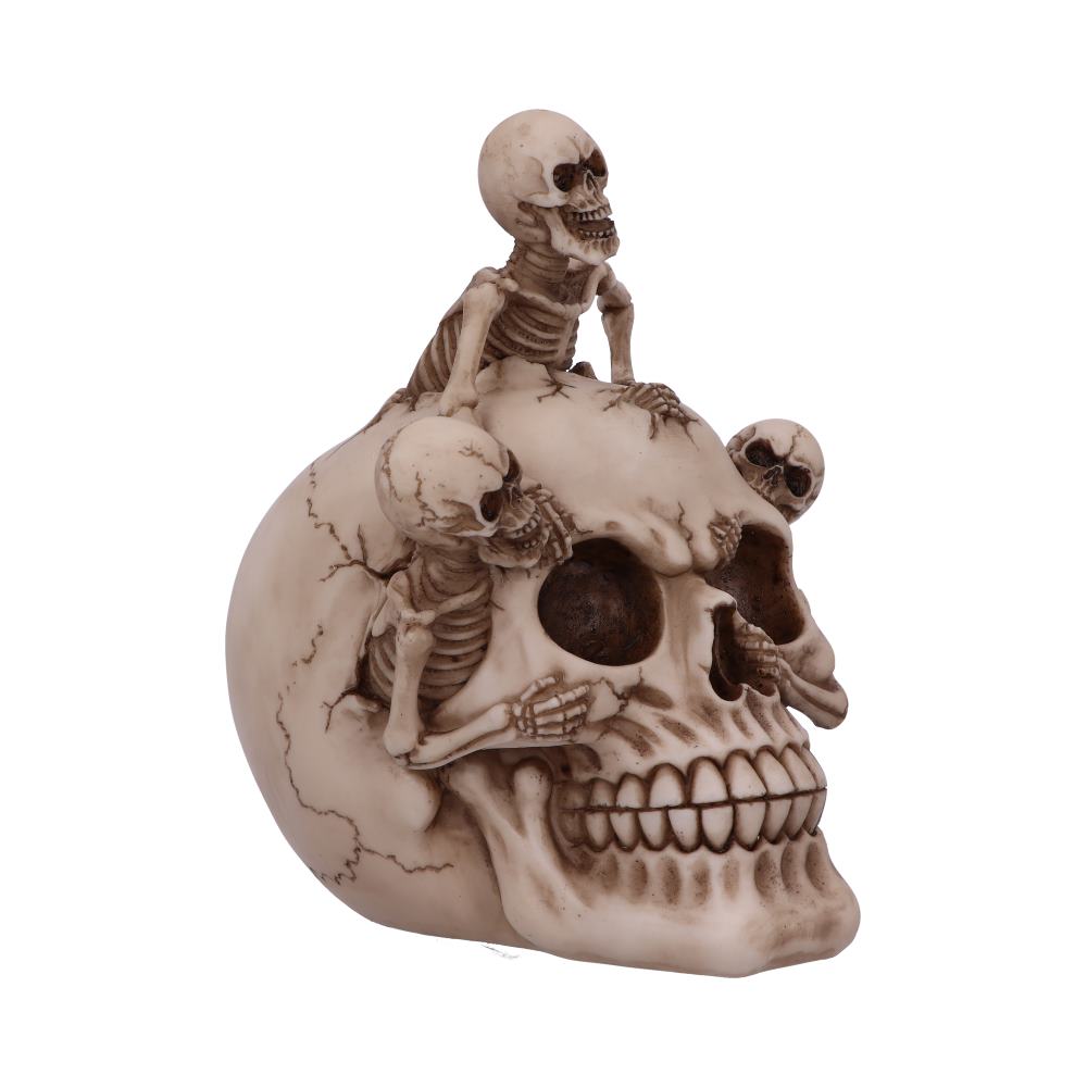 Breaking Free Skeleton Emerging from Skull Ornament 17.7cm: 5 - Figures & Collectables By Gift Moments