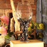 Bronze Forest Nectar Ancient Tree Spirit Green Man Goblet Wine Glass: 1 - Goblets & Chalices By Gift Moments