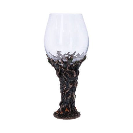 Bronze Forest Nectar Ancient Tree Spirit Green Man Goblet Wine Glass: 5 - Goblets & Chalices By Gift Moments