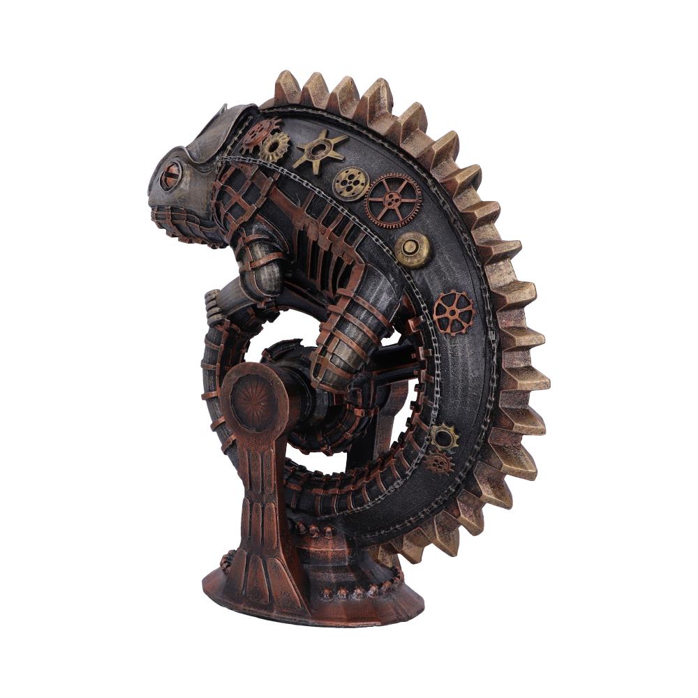 Bronze Mechanical Chameleon Steampunk Lizard Figurine: 3 - Figures & Collectables By Gift Moments