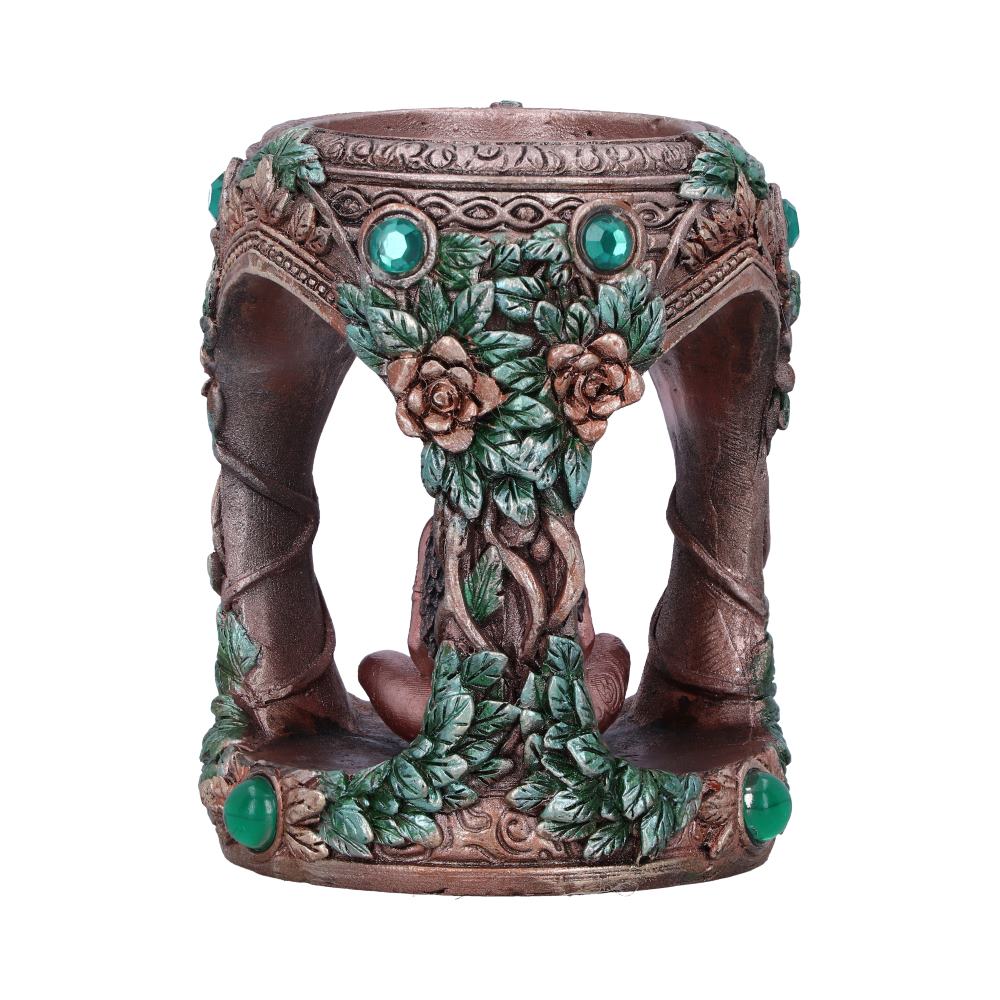 Bronze Mother Earth Tea Light Holder 7cm: 4 - Candles & Holders By NN Designs