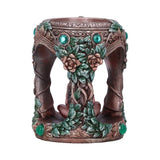 Bronze Mother Earth Tea Light Holder 7cm: 4 - Candles & Holders By NN Designs