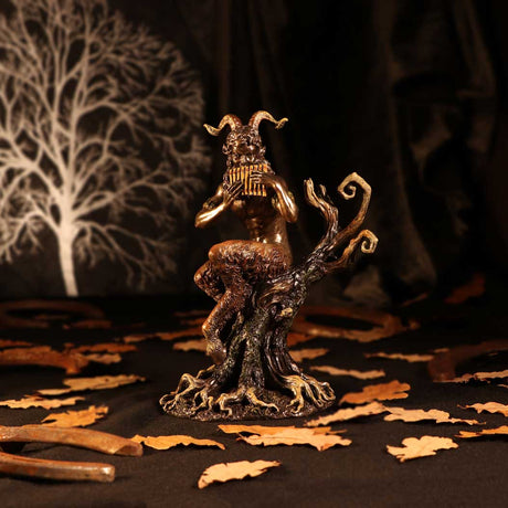 Bronze Mythological Pan’s Melody Figurine 24cm: 1 - Figures & Collectables By Gift Moments