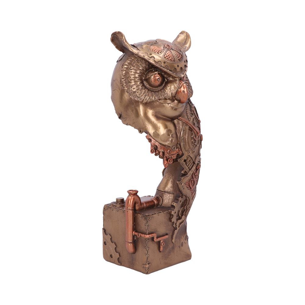 Bronze Steampunk Owl Figurine 29cm: 5 - Figures & Collectables By Gift Moments