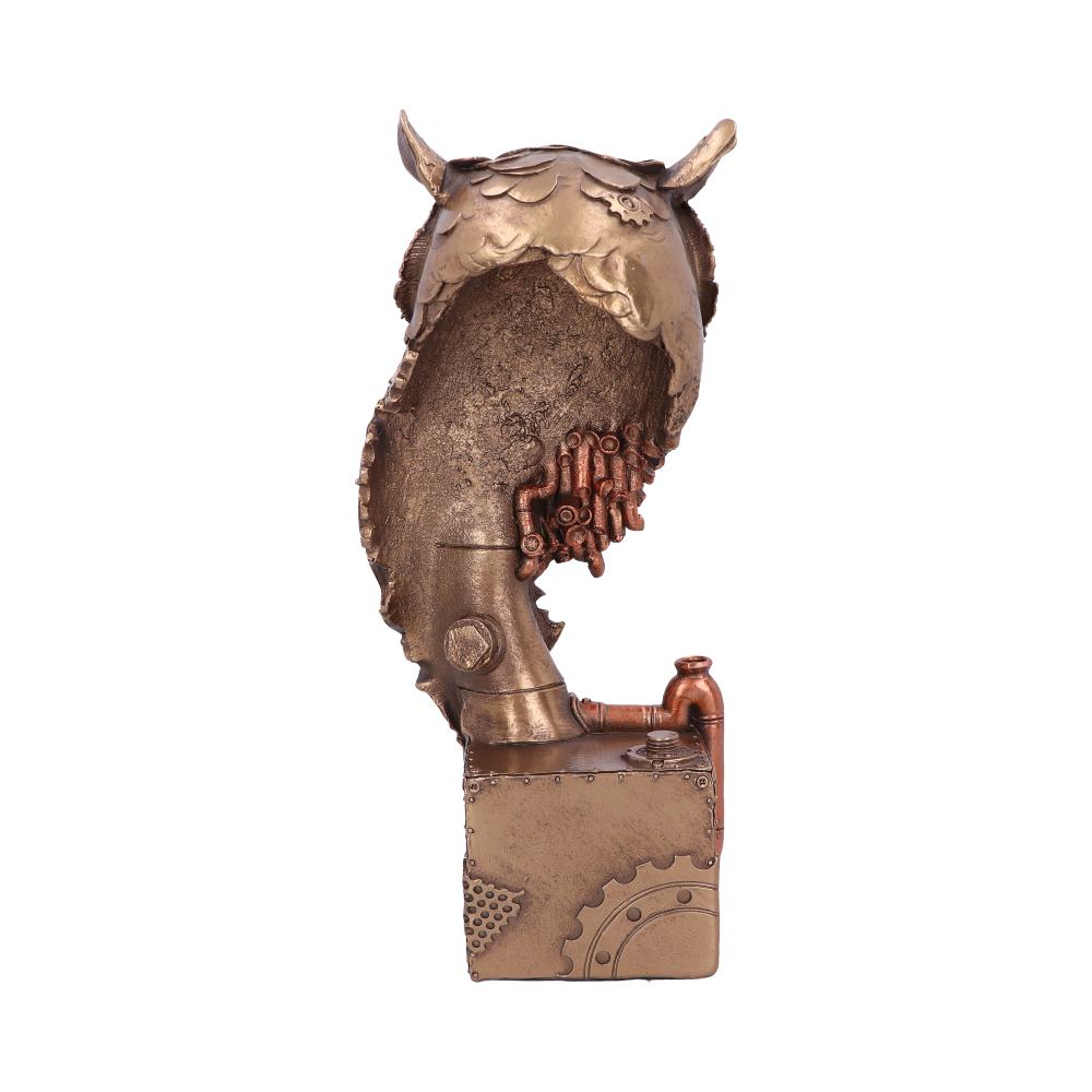 Bronze Steampunk Owl Figurine 29cm: 4 - Figures & Collectables By Gift Moments