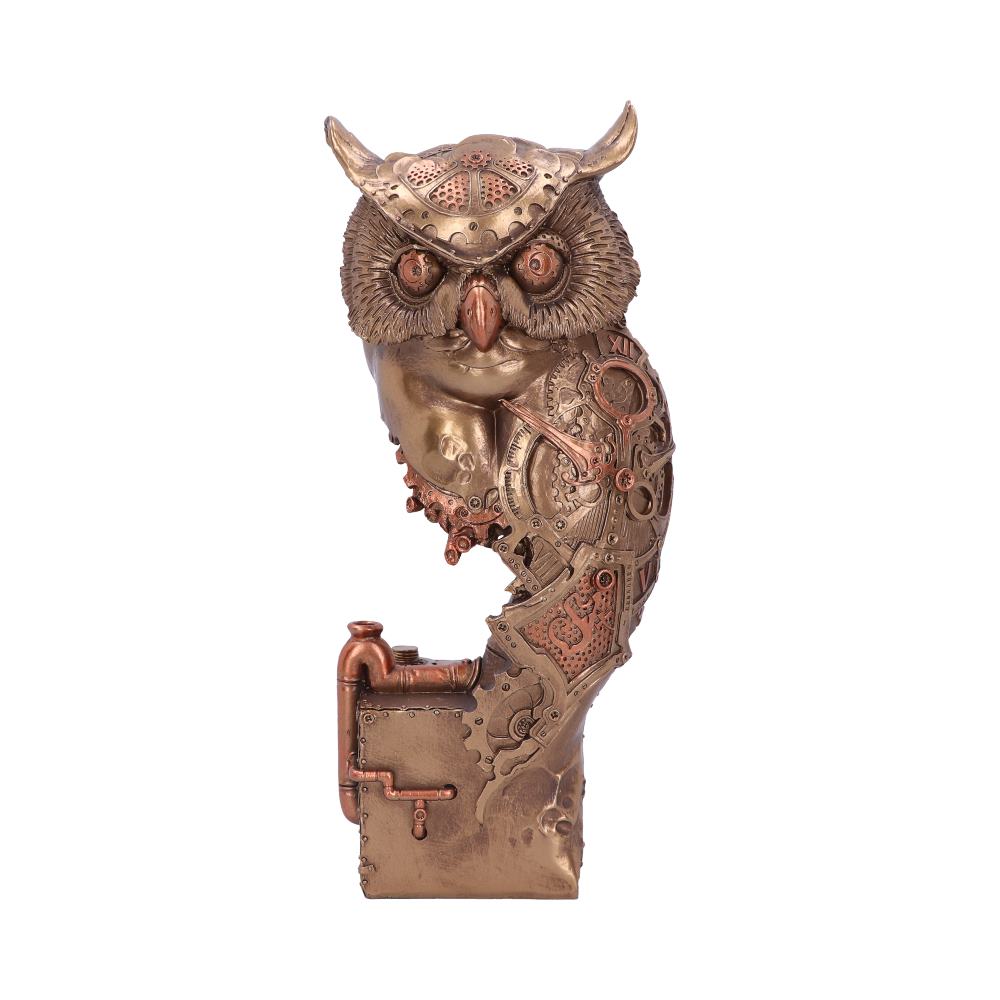 Bronze Steampunk Owl Figurine 29cm: 2 - Figures & Collectables By Gift Moments
