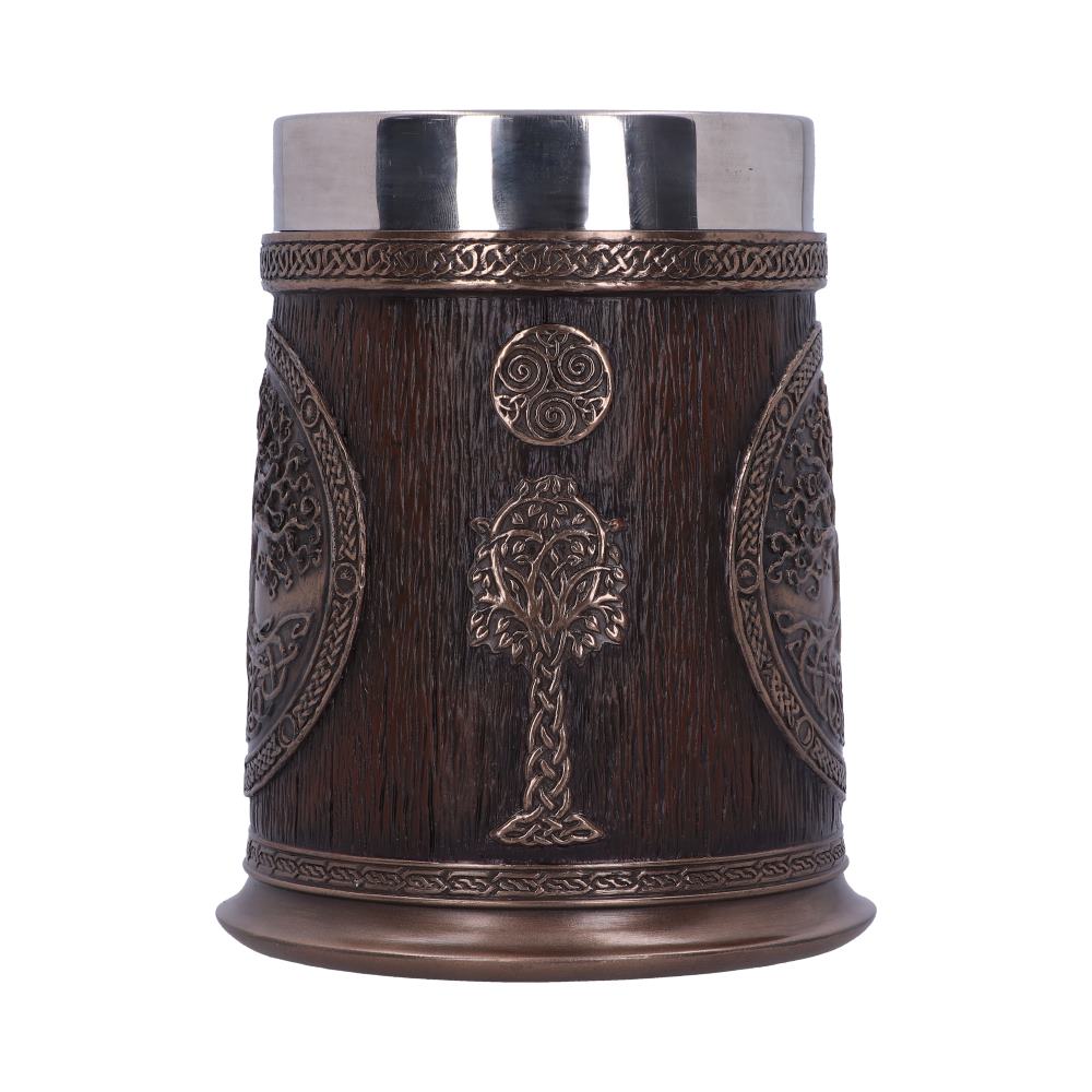 Bronze Tree of Life Tankard 16cm: 4 Tankards By Gift Moments