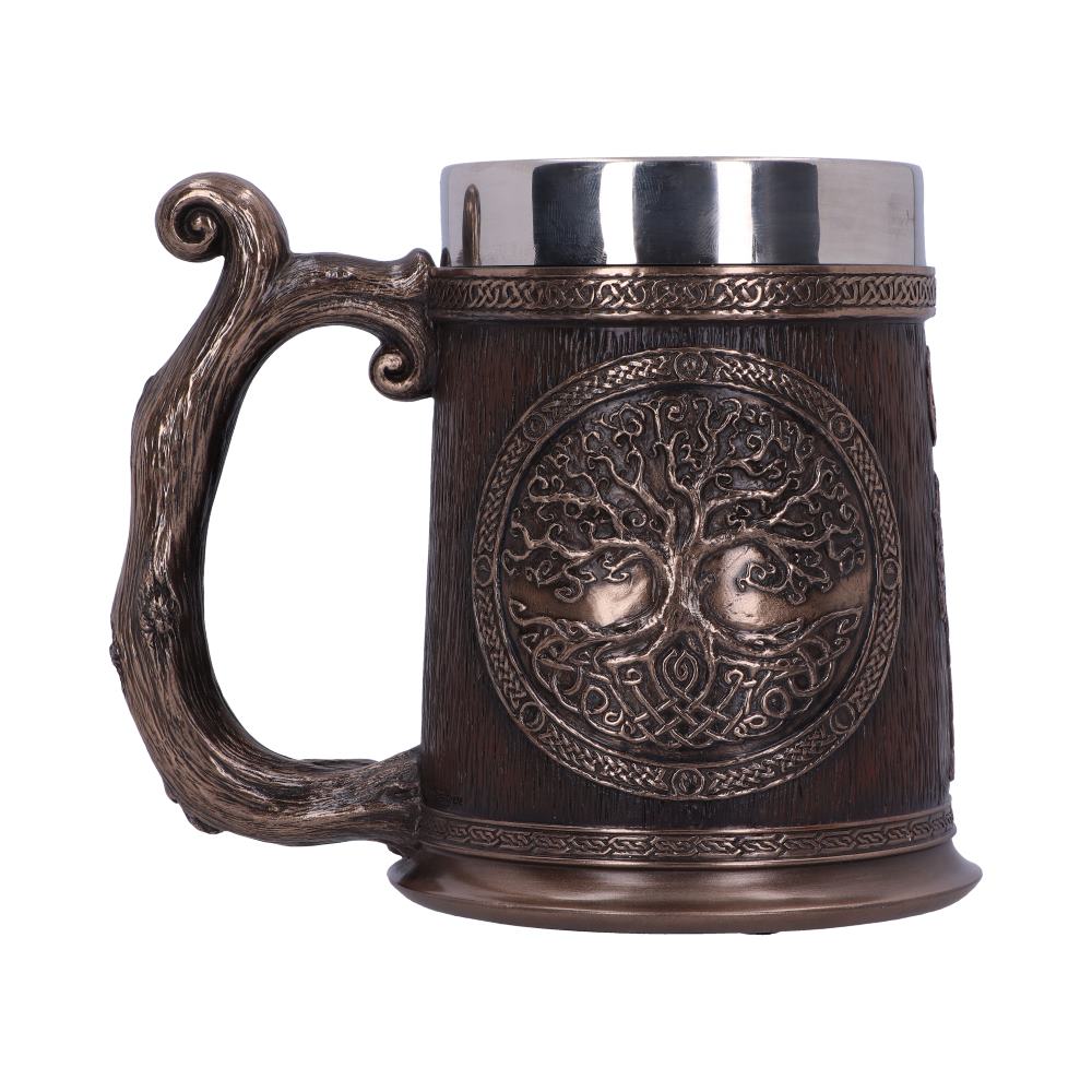 Bronze Tree of Life Tankard 16cm: 5 Tankards By Gift Moments