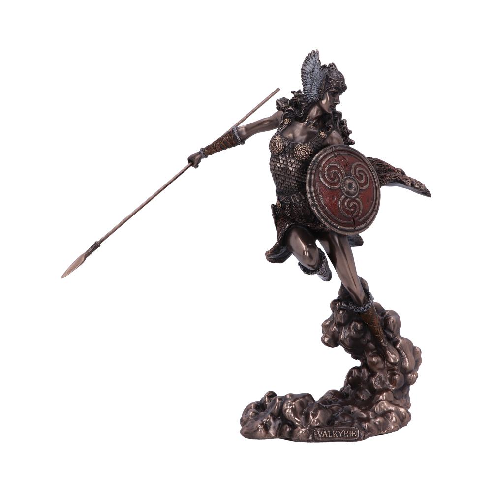 Bronze Valkyrie’s Flight Norse Valkyrie Warrior Female Figurine: 2 - Figures & Collectables By Gift Moments