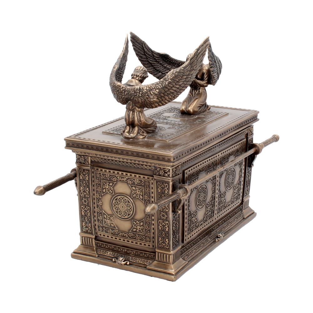 Bronzed Ark of the Covenant With Winged Cherrubs 28cm: 4 - Boxes By Gift Moments