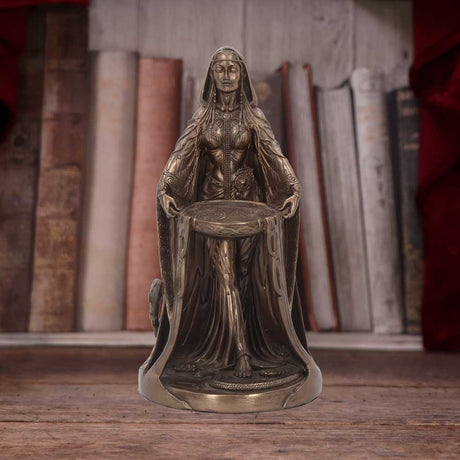 Bronzed Celtic Goddess Danu Ornament 22.5cm: 1 - Figures & Collectables By Gift Moments