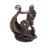Bronzed Halvor Viking Longship Figurine: 4 - Figures & Collectables By Gift Moments