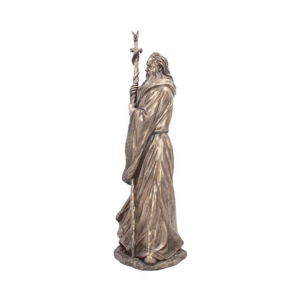Bronzed Merlin Large Figurine 47cm: 3 - Figurines Large (30-50cm) By NN Designs