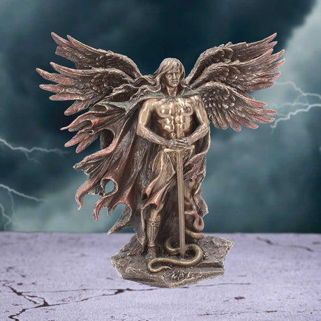 Bronzed Metradon The Six Winged Religious Angel Seraphim 28cm: 1 Figures & Collectables By Gift Moments