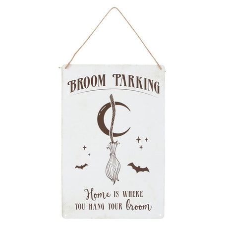 Broom Parking Metal Sign: 1 - Signs & Plaques By Gift Moments