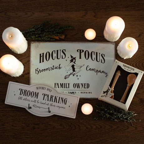 Broom Parking Wall Hook Sign: 3 - Signs & Plaques By Gift Moments