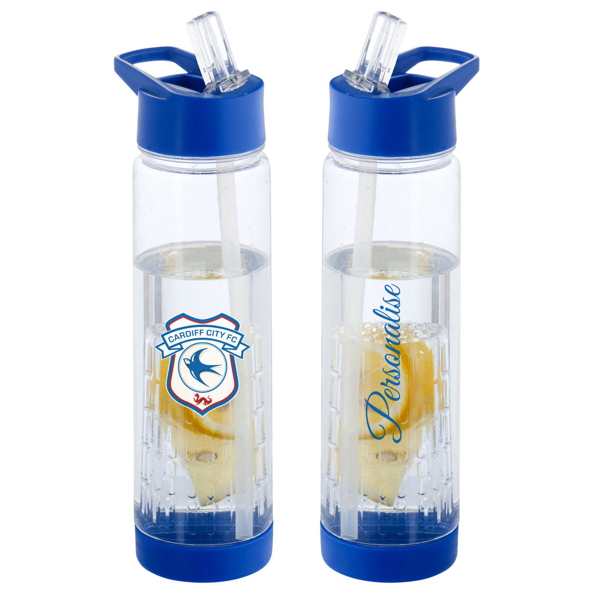 Personalised Cardiff City FC Crest Infuser Sport Bottle
